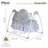 Электрокачели колыбель Pituso Camellia Grey Sparkle Сияющий серый SG239- grey sparkle