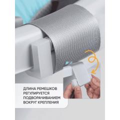 Ванночка складная + матрасик Серый (слив, термометр) NINO Duet