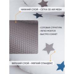 Ванночка складная + матрасик Серый (слив, термометр) NINO Duet