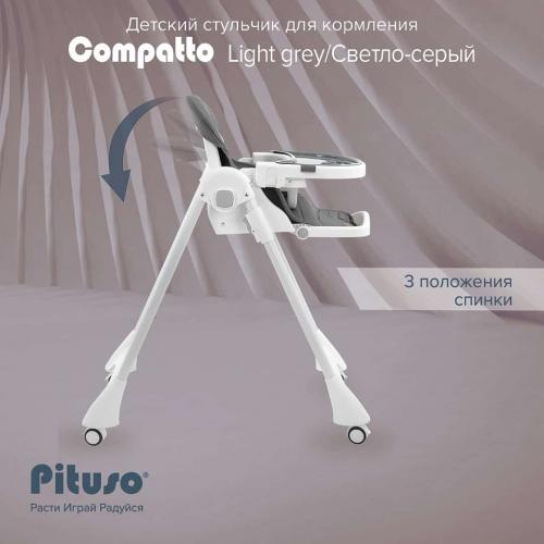 Стульчик для кормления Pituso Compatto Светло-серый YT-H36-Light grey