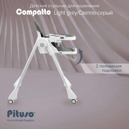 Стульчик для кормления Pituso Compatto Светло-серый YT-H36-Light grey