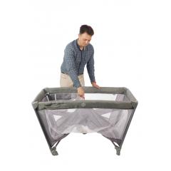 Манеж Martin noir Snooze Mont Blanc Grey (2 уровня, москитная сетка, сумка) Серый