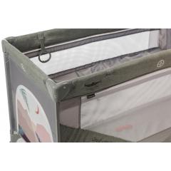 Манеж Martin noir Snooze Mont Blanc Grey (2 уровня, москитная сетка, сумка) Серый