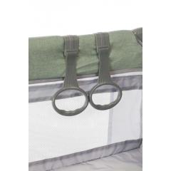 Манеж Martin noir Snooze Swiss Alp (2 уровня, москитная сетка, сумка) Оливковый