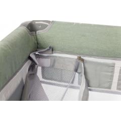 Манеж Martin noir Snooze Swiss Alp (2 уровня, москитная сетка, сумка) Оливковый