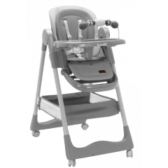 Стульчик для кормления Bubago Albert Grey/Серый BG 138-1