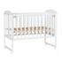 Детская кроватка Milena 2 (белый) колеса + маятник (автостенка) быстросъемная стенка ФА-Мебель Милена 2