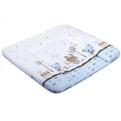 Матрасик для пеленания Globex 75 х 72 см с рисунком (арт.4207/1) Голубой