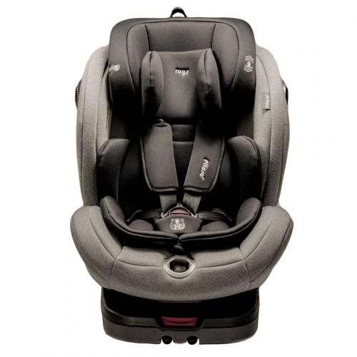 Автокресло Pituso Roys PRO Grey, Black Inlay / Серый,Черный вкладыш 0-36 кг IsoFix / BW21-PRO-Grey/Black