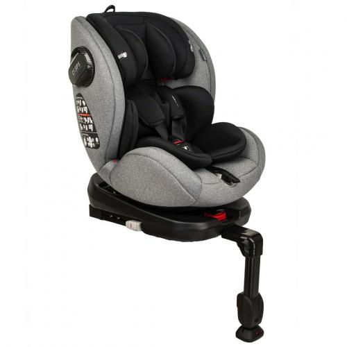 Автокресло Pituso Roys PRO Grey, Black Inlay / Серый,Черный вкладыш 0-36 кг IsoFix / BW21-PRO-Grey/Black