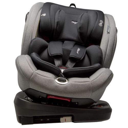 Автокресло Pituso Roys PRO Grey, Black Inlay / Серый,Черный вкладыш 0-36 кг IsoFix / BW21-PRO-Grey/Black