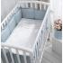 Комплект в овальную кроватку (3 предмета) Perina Toys Зверюшки голубые