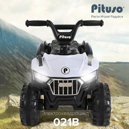 PITUSO Электроквадроцикл 021B 6V/4,5Ah 20W*1 свет, муз White/Белый 2300021B-White