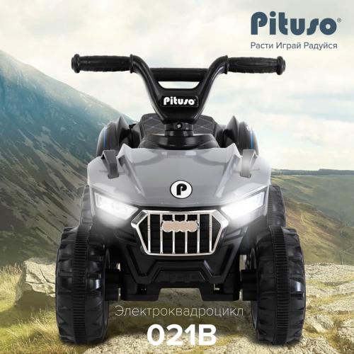 PITUSO Электроквадроцикл 021B 6V/4,5Ah,20W*1 свет,муз Grey/Серый 2300021B-Grey