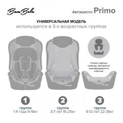 Автокресло BamBola Primo (Серебро) 9-36 кг KRES4113