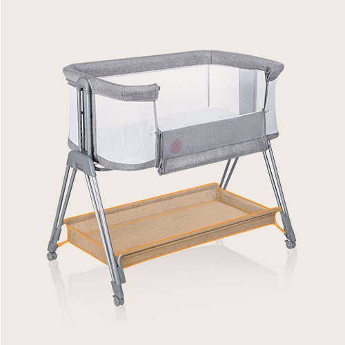 Колыбель кроватка Lionelo Luna (Grey Concrete)