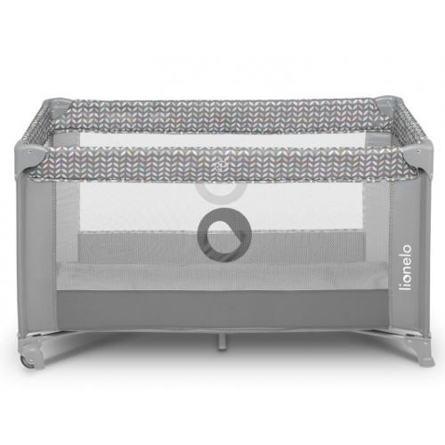 Кровать-манеж Lionelo Stefi (Grey Concrete Multicolor)