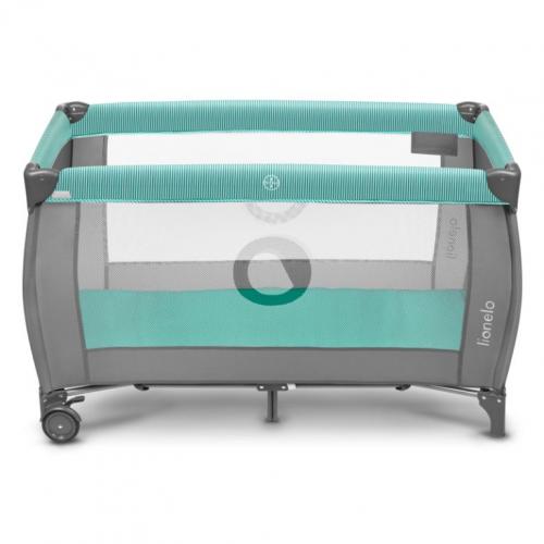 Кровать-манеж Lionelo Sven Plus (Turquoise/Grey)